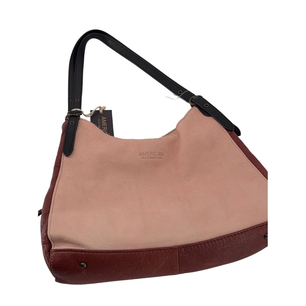 American Leather Co. Cameron Triple Entry Shoulder Bag Bermuda Multi Leather